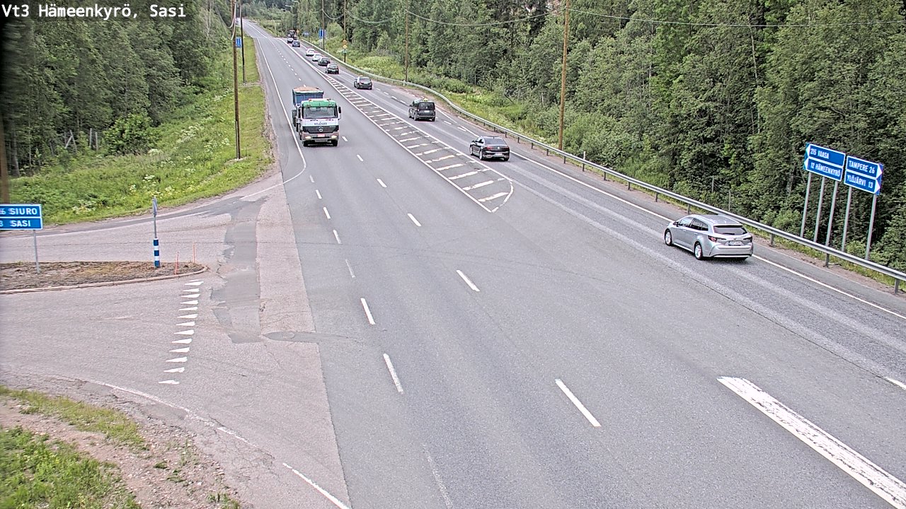 Weather Camera Image Väg 3 Hämeenkyrö, Sasi, Hämeenkyrö, Pirkanmaa