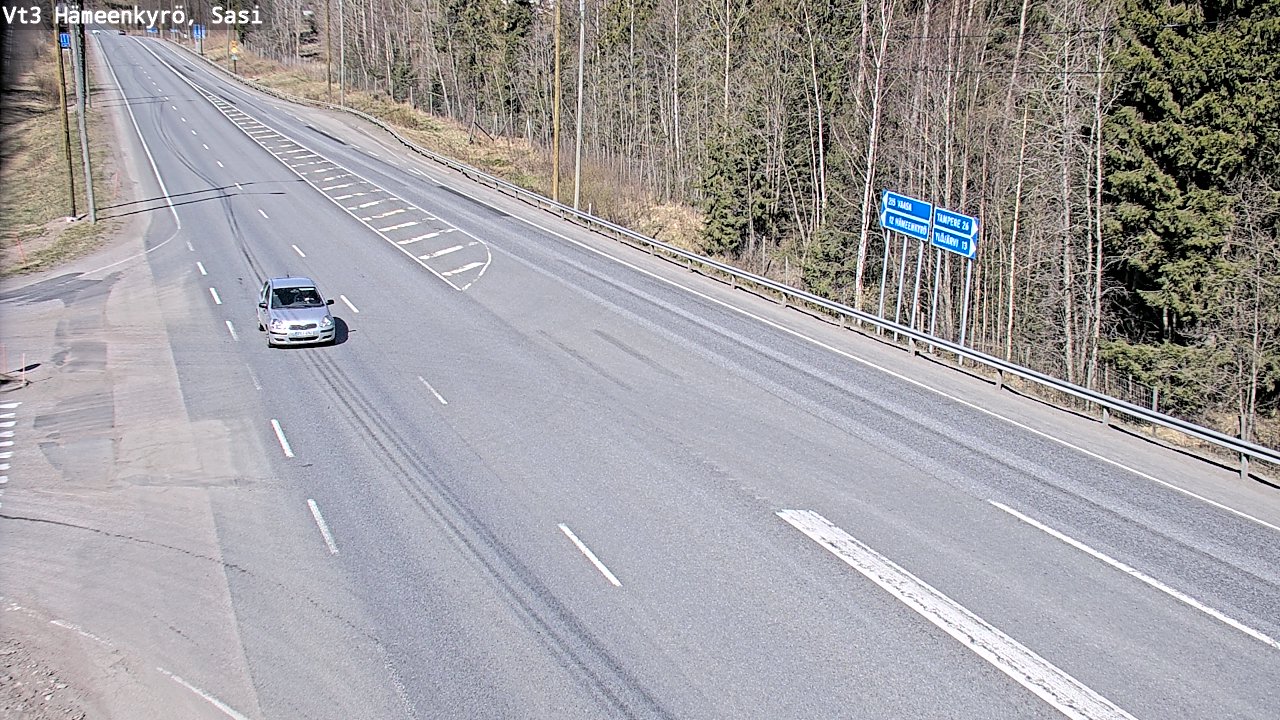 Weather Camera Image Road 3 Hämeenkyrö, Sasi, Hämeenkyrö, Pirkanmaa