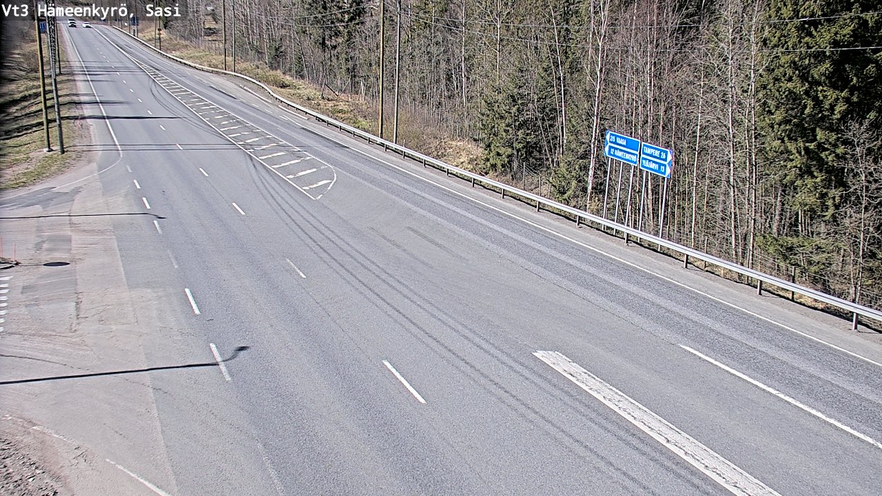 Weather Camera Image Road 3 Hämeenkyrö, Sasi, Hämeenkyrö, Pirkanmaa
