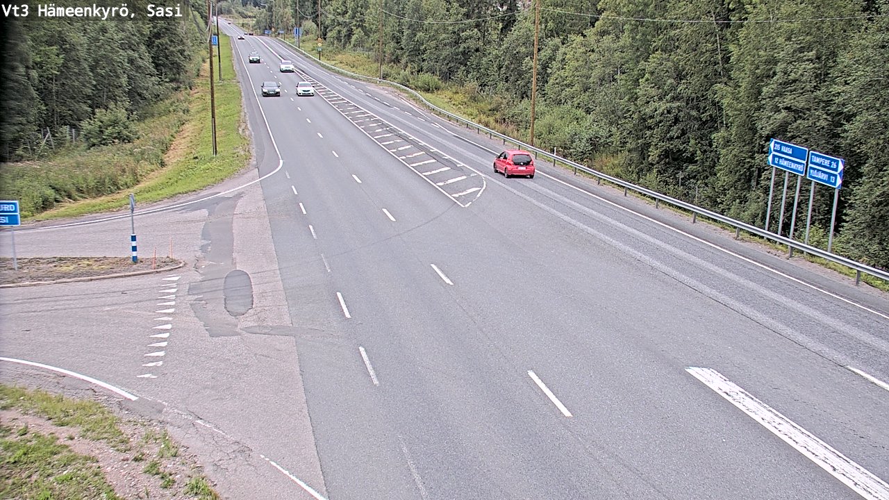 Weather Camera Image Road 3 Hämeenkyrö, Sasi, Hämeenkyrö, Pirkanmaa