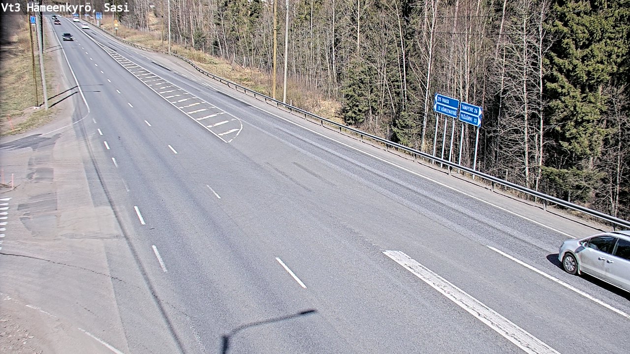 Weather Camera Image Road 3 Hämeenkyrö, Sasi, Hämeenkyrö, Pirkanmaa