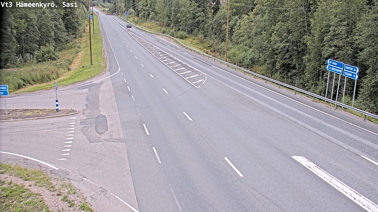 Weather Camera Image Road 3 Hämeenkyrö, Sasi, Hämeenkyrö, Pirkanmaa