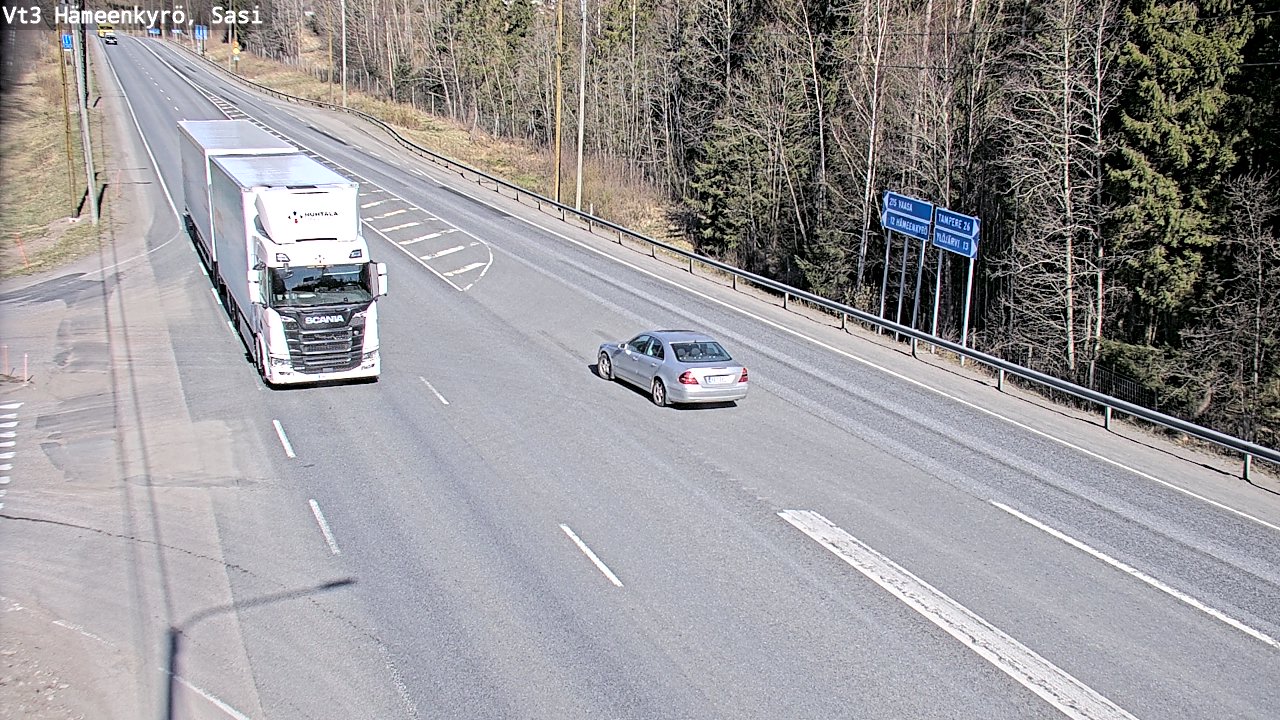Weather Camera Image Road 3 Hämeenkyrö, Sasi, Hämeenkyrö, Pirkanmaa