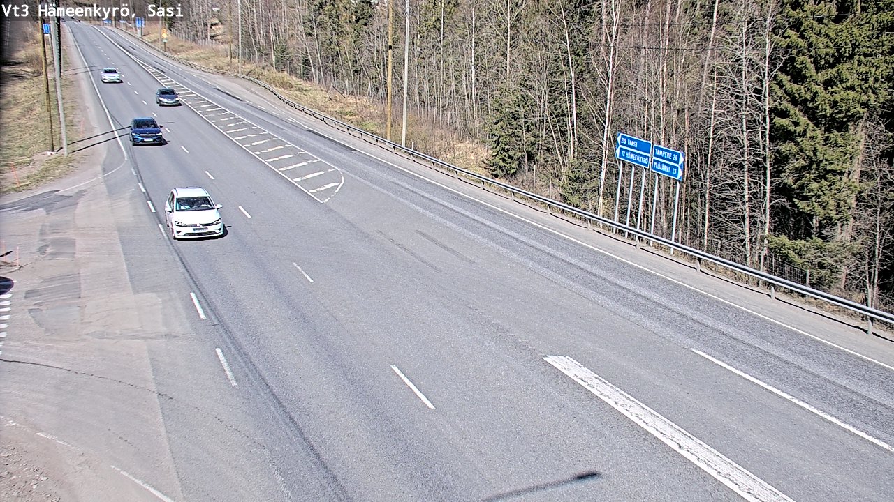 Weather Camera Image Road 3 Hämeenkyrö, Sasi, Hämeenkyrö, Pirkanmaa
