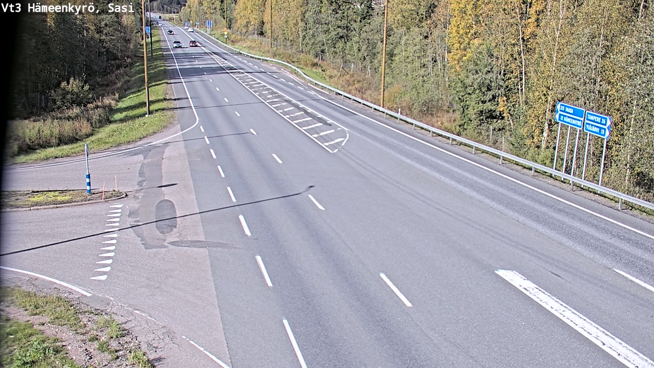Weather Camera Image Road 3 Hämeenkyrö, Sasi, Hämeenkyrö, Pirkanmaa