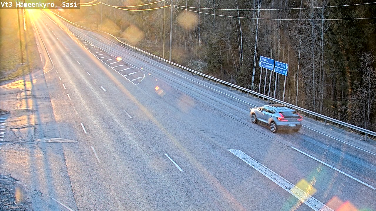 Weather Camera Image Road 3 Hämeenkyrö, Sasi, Hämeenkyrö, Pirkanmaa
