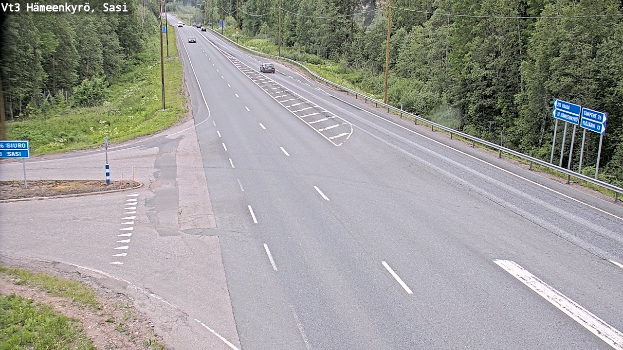 Weather Camera Image Väg 3 Hämeenkyrö, Sasi, Hämeenkyrö, Pirkanmaa
