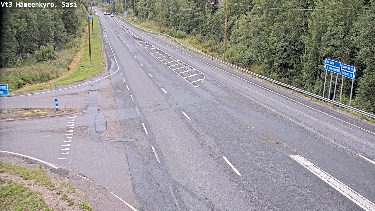 Weather Camera Image Road 3 Hämeenkyrö, Sasi, Hämeenkyrö, Pirkanmaa