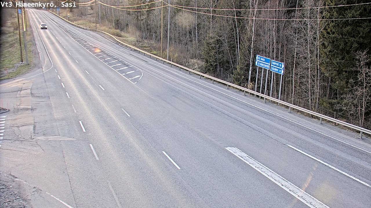 Weather Camera Image Road 3 Hämeenkyrö, Sasi, Hämeenkyrö, Pirkanmaa
