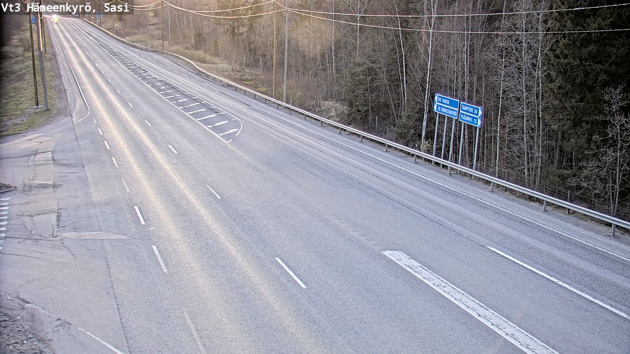 Weather Camera Image Road 3 Hämeenkyrö, Sasi, Hämeenkyrö, Pirkanmaa
