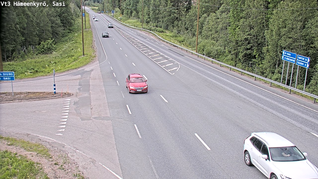 Weather Camera Image Road 3 Hämeenkyrö, Sasi, Hämeenkyrö, Pirkanmaa