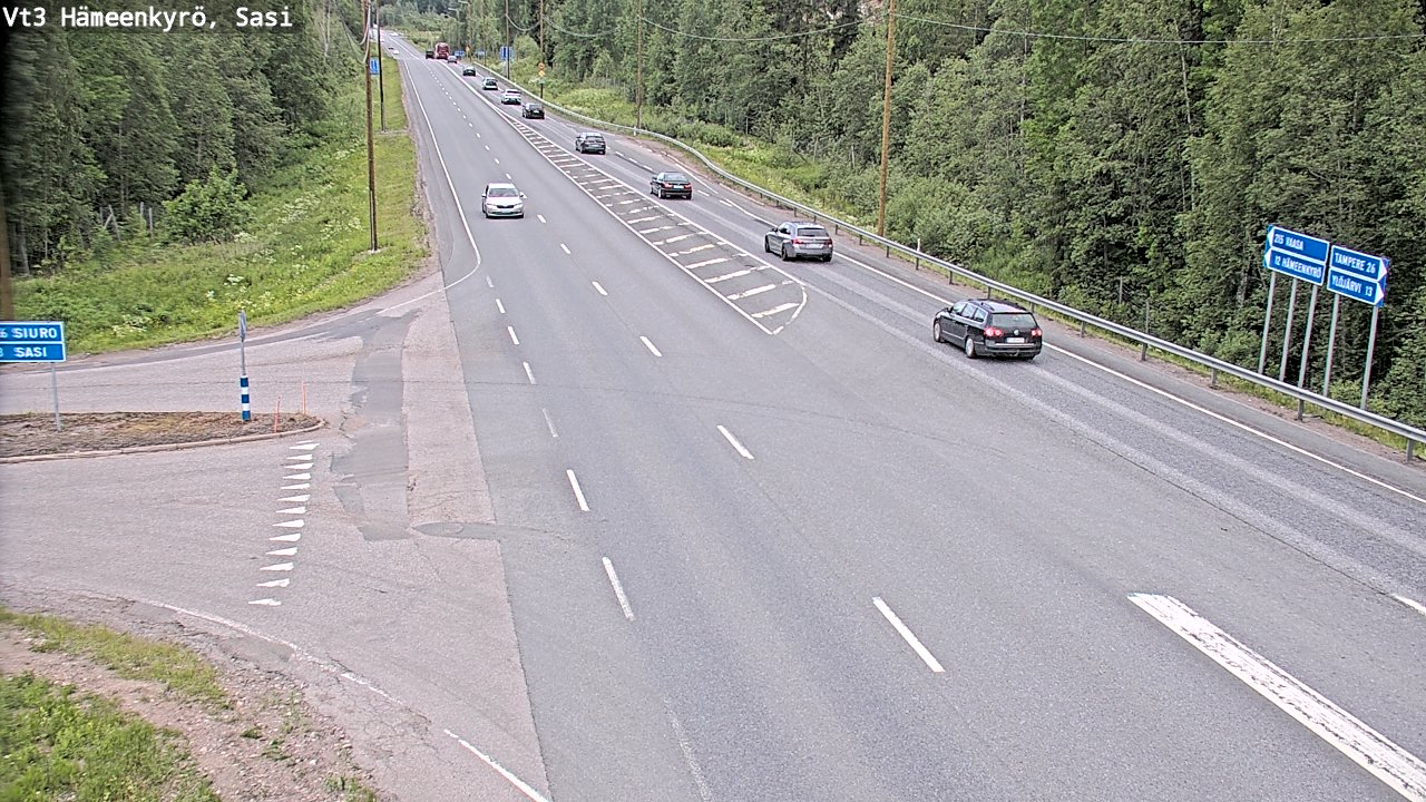 Weather Camera Image Väg 3 Hämeenkyrö, Sasi, Hämeenkyrö, Pirkanmaa