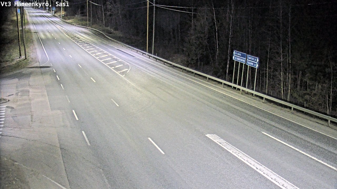 Weather Camera Image Road 3 Hämeenkyrö, Sasi, Hämeenkyrö, Pirkanmaa