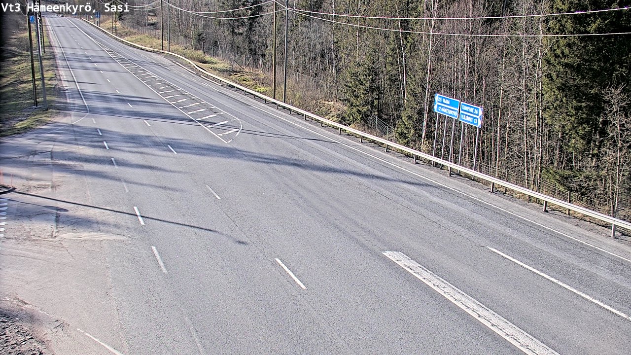 Weather Camera Image Road 3 Hämeenkyrö, Sasi, Hämeenkyrö, Pirkanmaa