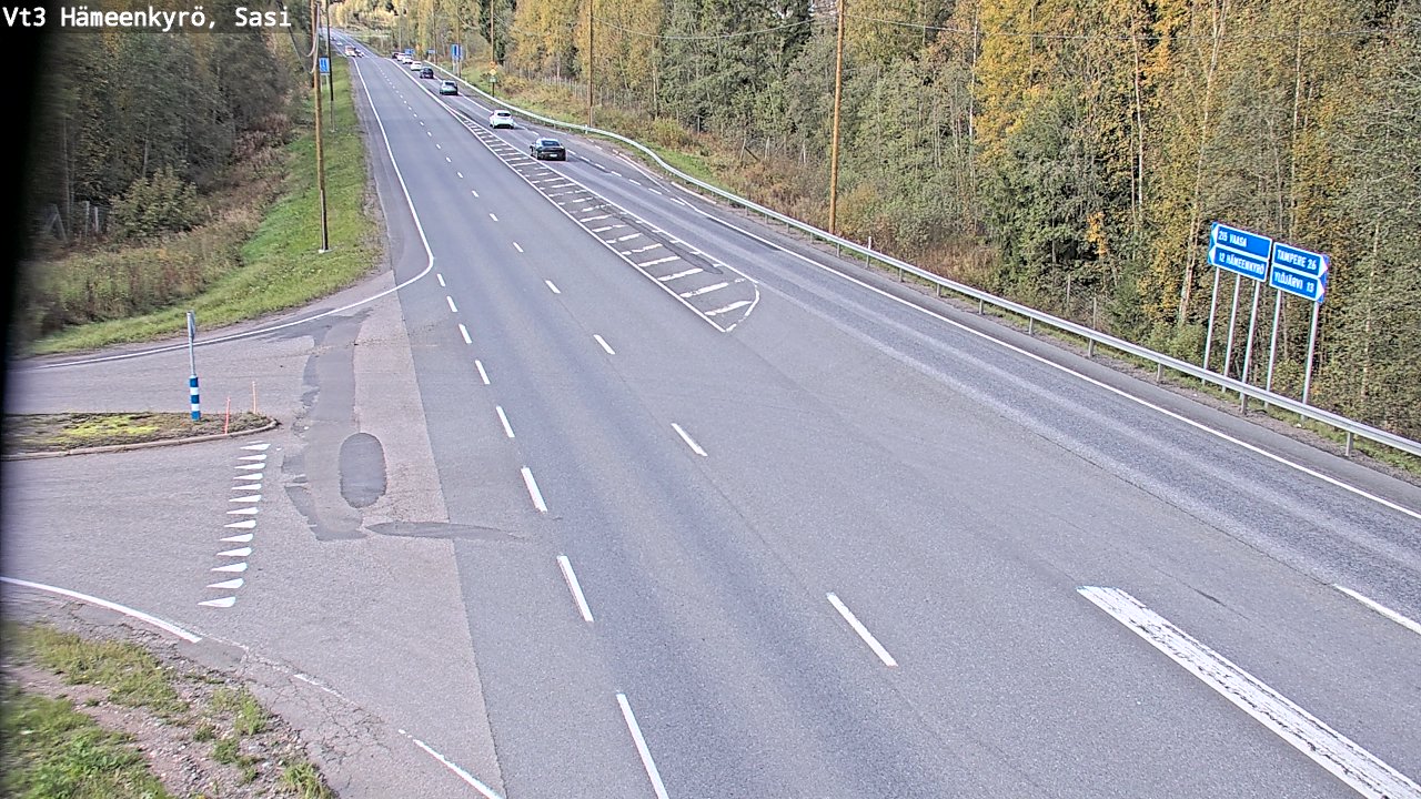 Weather Camera Image Road 3 Hämeenkyrö, Sasi, Hämeenkyrö, Pirkanmaa