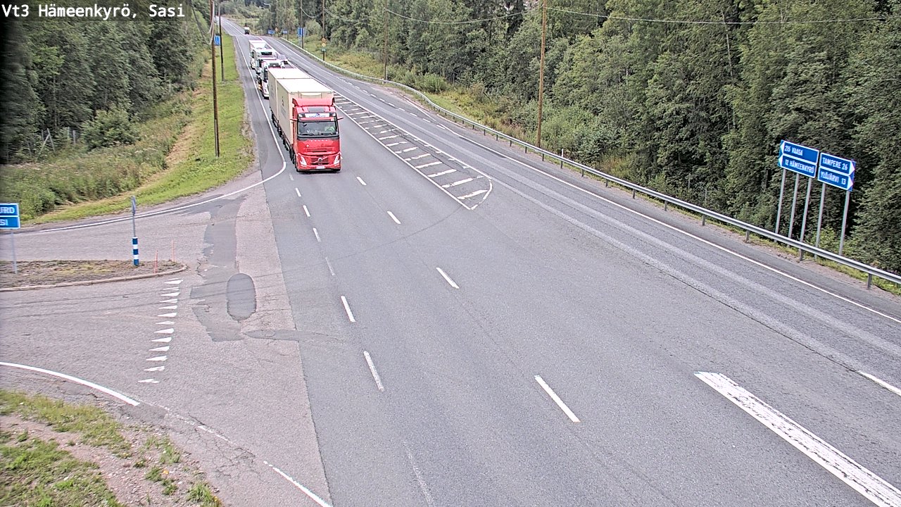 Weather Camera Image Road 3 Hämeenkyrö, Sasi, Hämeenkyrö, Pirkanmaa