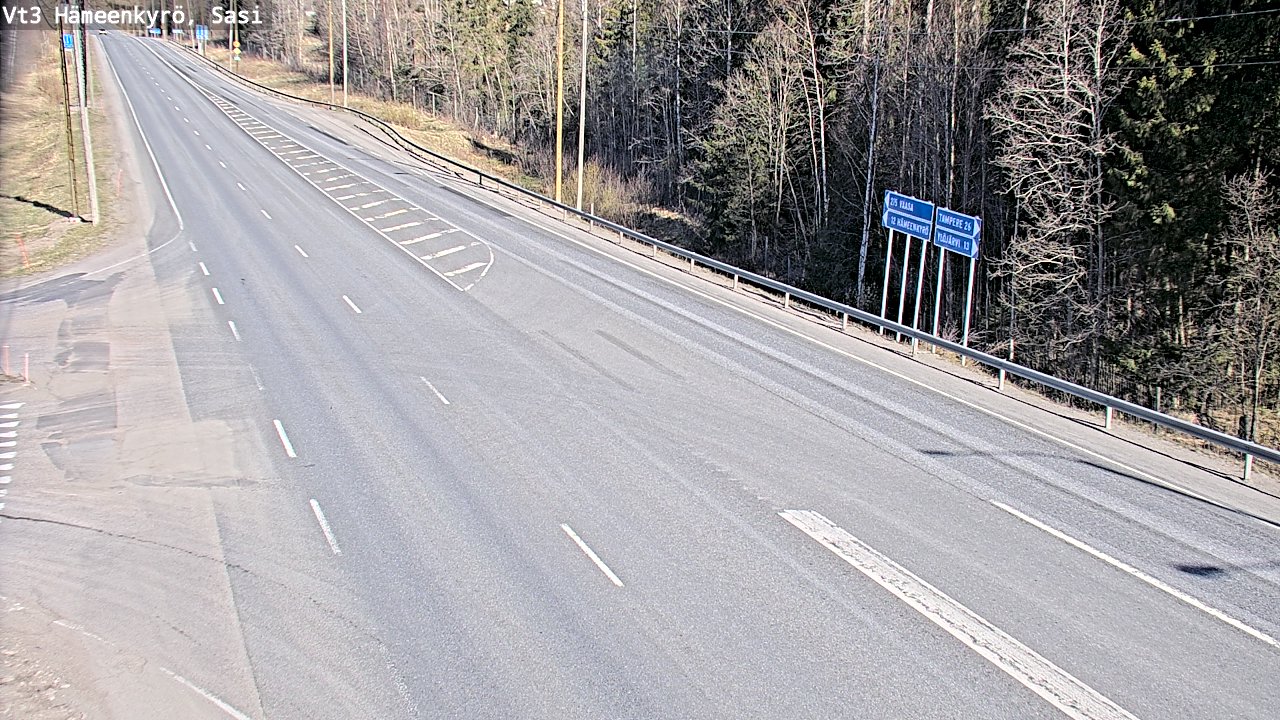 Weather Camera Image Road 3 Hämeenkyrö, Sasi, Hämeenkyrö, Pirkanmaa