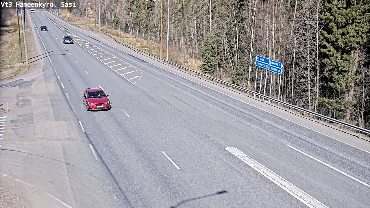 Weather Camera Image Road 3 Hämeenkyrö, Sasi, Hämeenkyrö, Pirkanmaa