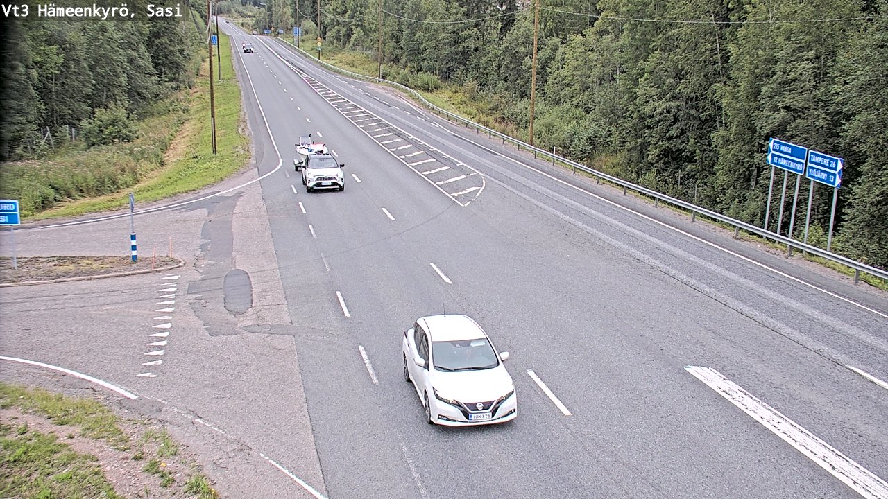 Weather Camera Image Väg 3 Hämeenkyrö, Sasi, Hämeenkyrö, Pirkanmaa