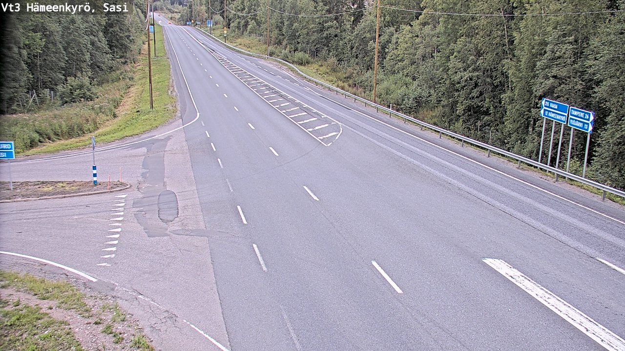 Weather Camera Image Road 3 Hämeenkyrö, Sasi, Hämeenkyrö, Pirkanmaa