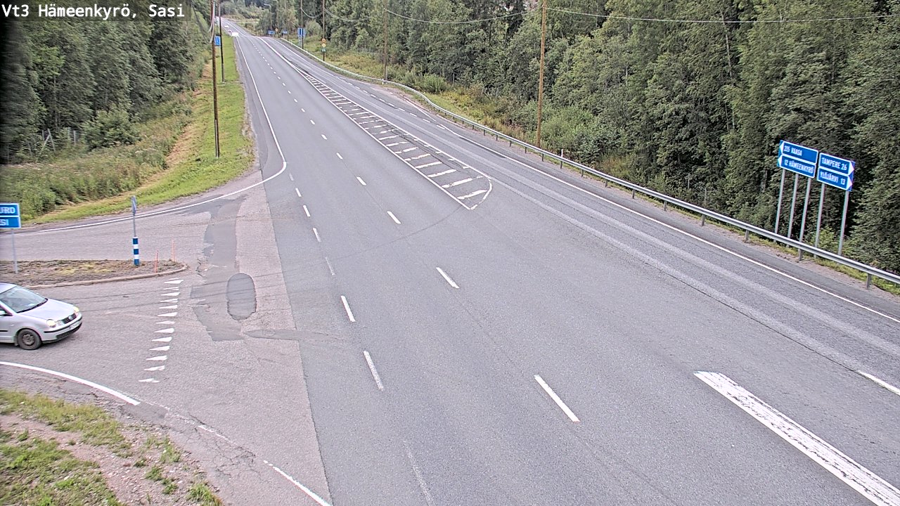 Weather Camera Image Road 3 Hämeenkyrö, Sasi, Hämeenkyrö, Pirkanmaa