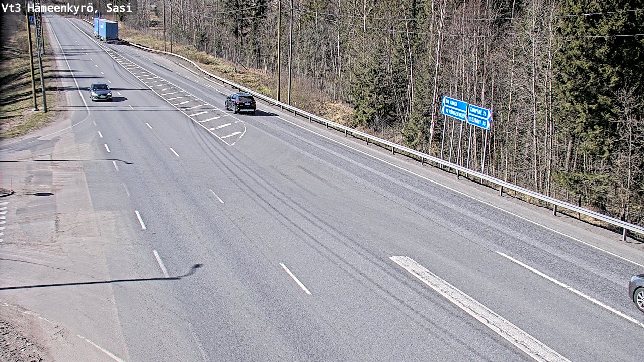 Weather Camera Image Road 3 Hämeenkyrö, Sasi, Hämeenkyrö, Pirkanmaa