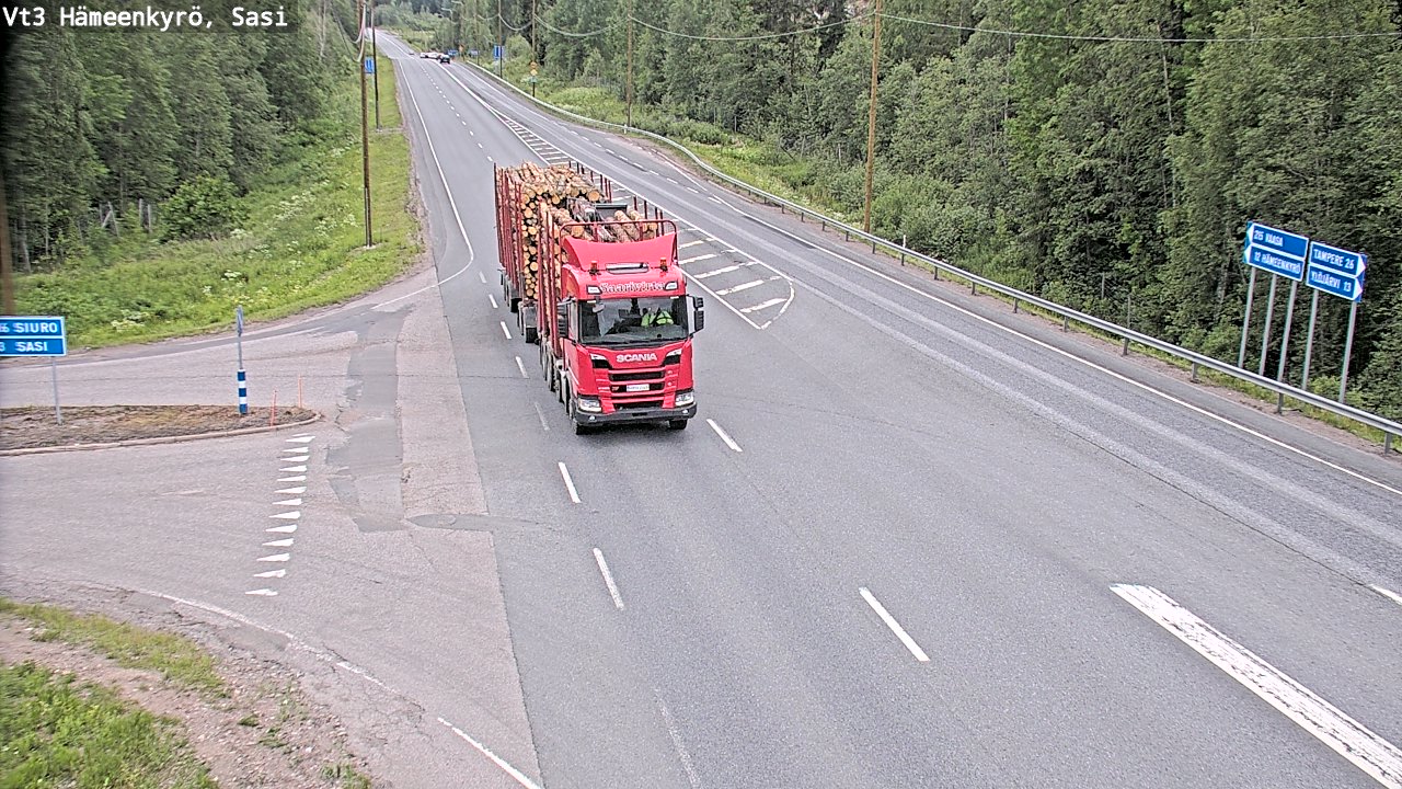 Weather Camera Image Väg 3 Hämeenkyrö, Sasi, Hämeenkyrö, Pirkanmaa