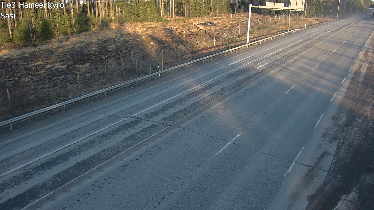 Weather Camera Image Road 3 Hämeenkyrö, Sasi, Hämeenkyrö, Pirkanmaa