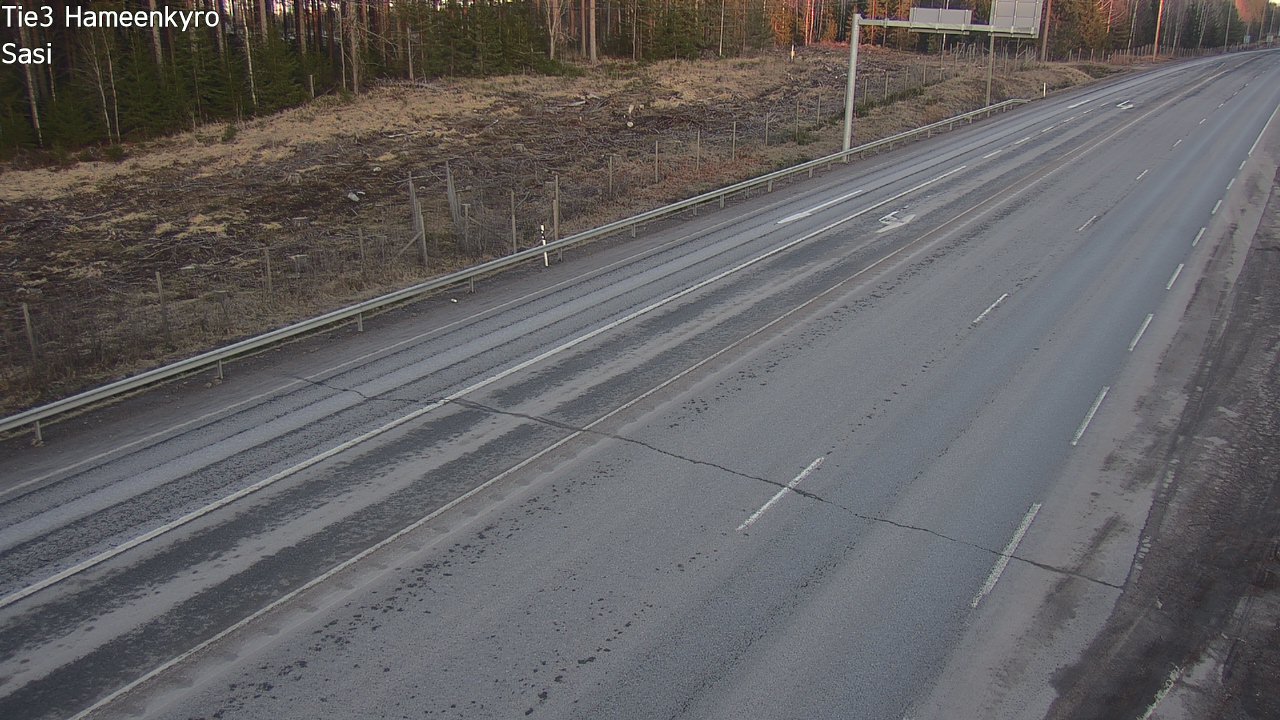 Weather Camera Image Road 3 Hämeenkyrö, Sasi, Hämeenkyrö, Pirkanmaa
