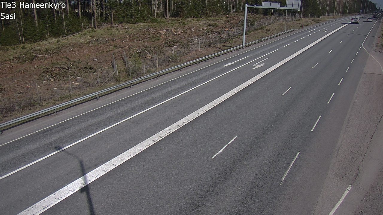 Weather Camera Image Road 3 Hämeenkyrö, Sasi, Hämeenkyrö, Pirkanmaa