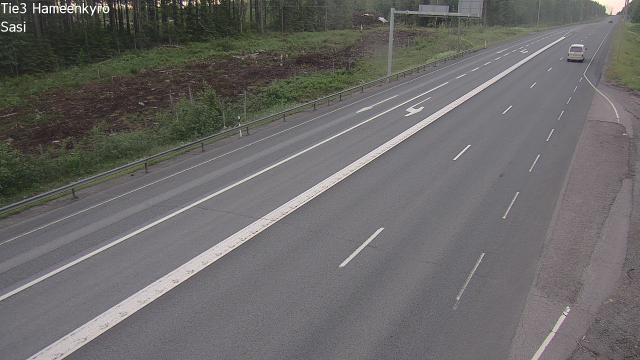 Weather Camera Image Road 3 Hämeenkyrö, Sasi, Hämeenkyrö, Pirkanmaa