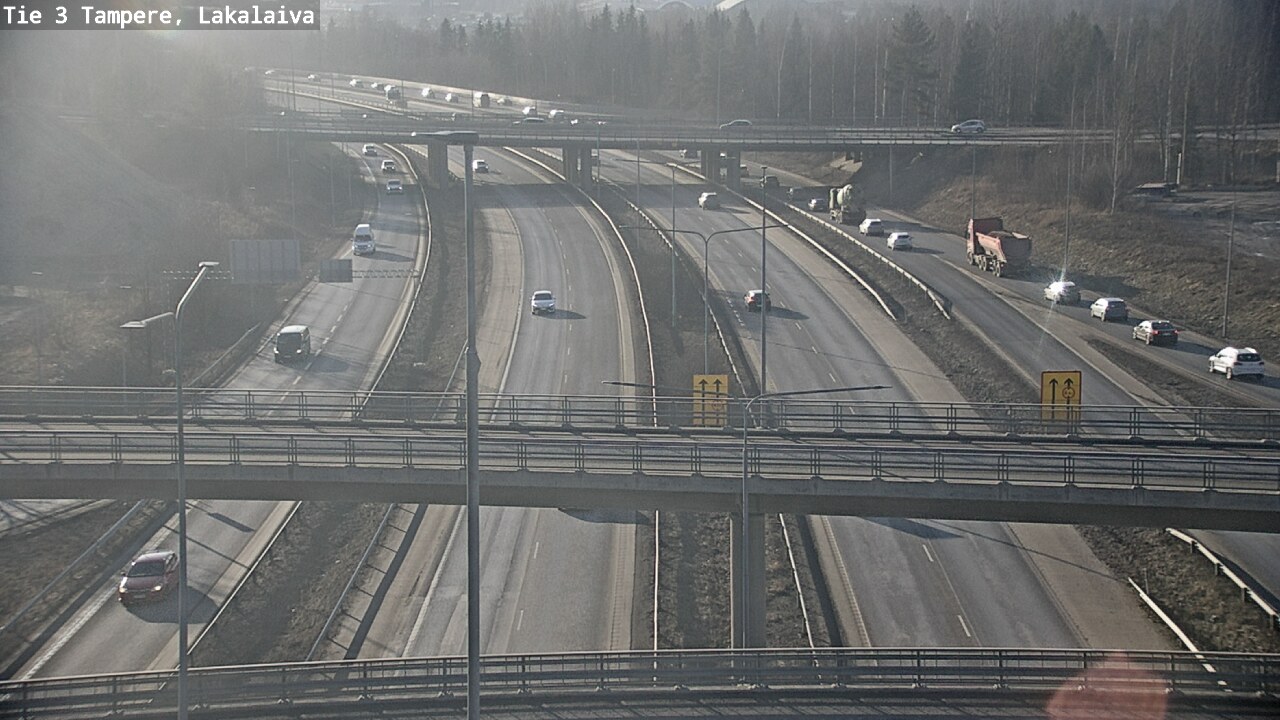 Weather Camera Image Väg 3 Tammerfors, Lakalaiva, Tampere, Pirkanmaa