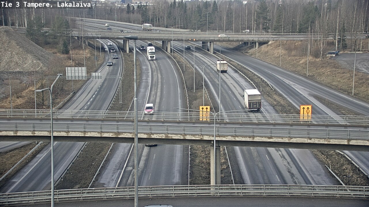 Weather Camera Image Väg 3 Tammerfors, Lakalaiva, Tampere, Pirkanmaa