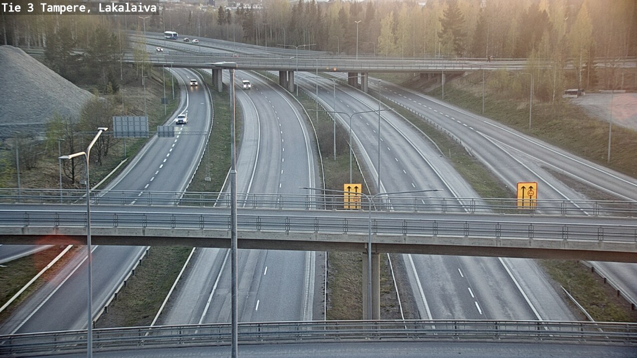 Weather Camera Image Väg 3 Tammerfors, Lakalaiva, Tampere, Pirkanmaa