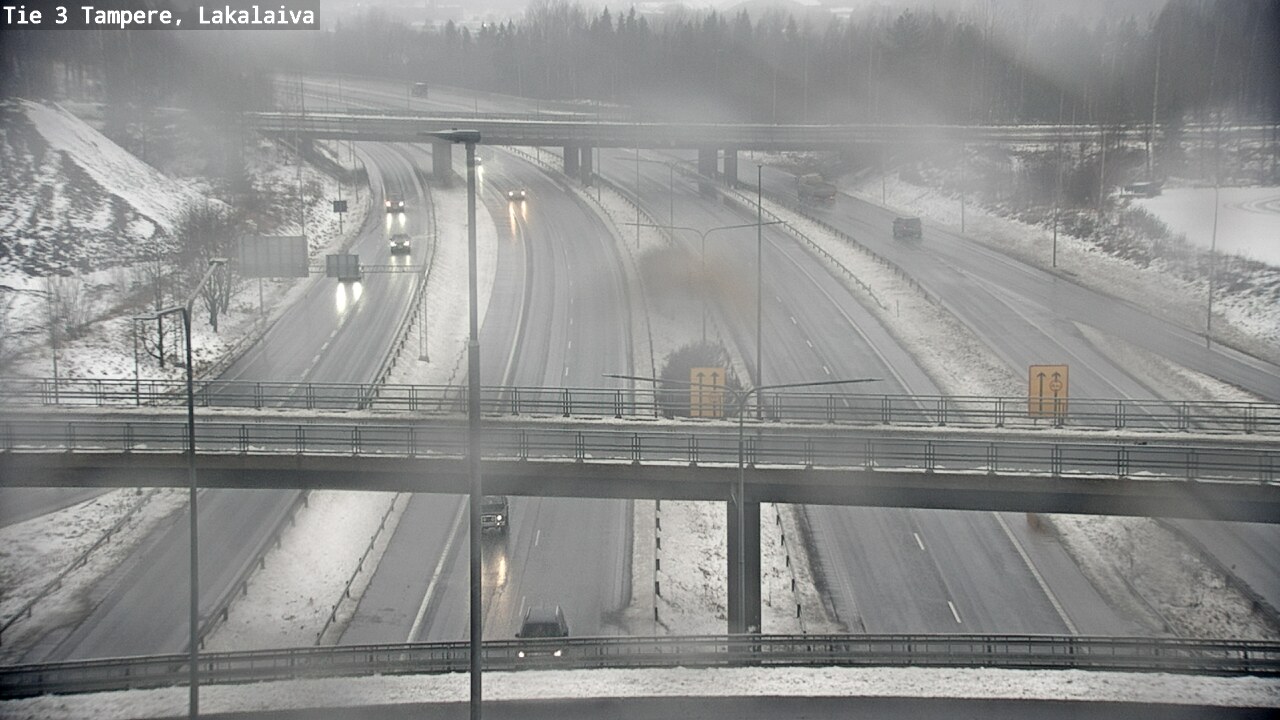 Weather Camera Image Väg 3 Tammerfors, Lakalaiva, Tampere, Pirkanmaa