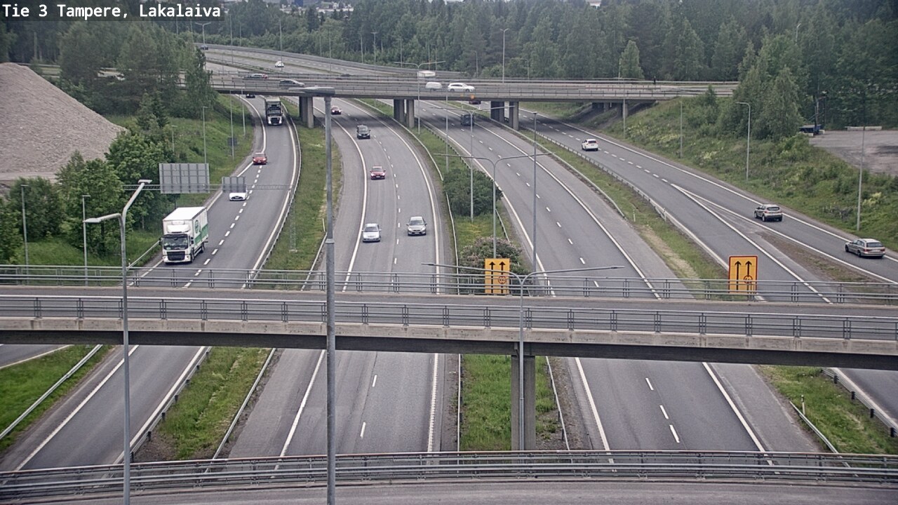 Weather Camera Image Väg 3 Tammerfors, Lakalaiva, Tampere, Pirkanmaa
