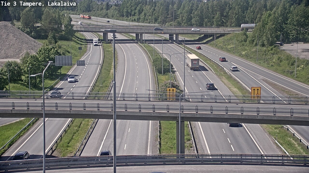 Kelikamerat Kuva Tie 3 Tampere, Lakalaiva, Tampere, Pirkanmaa