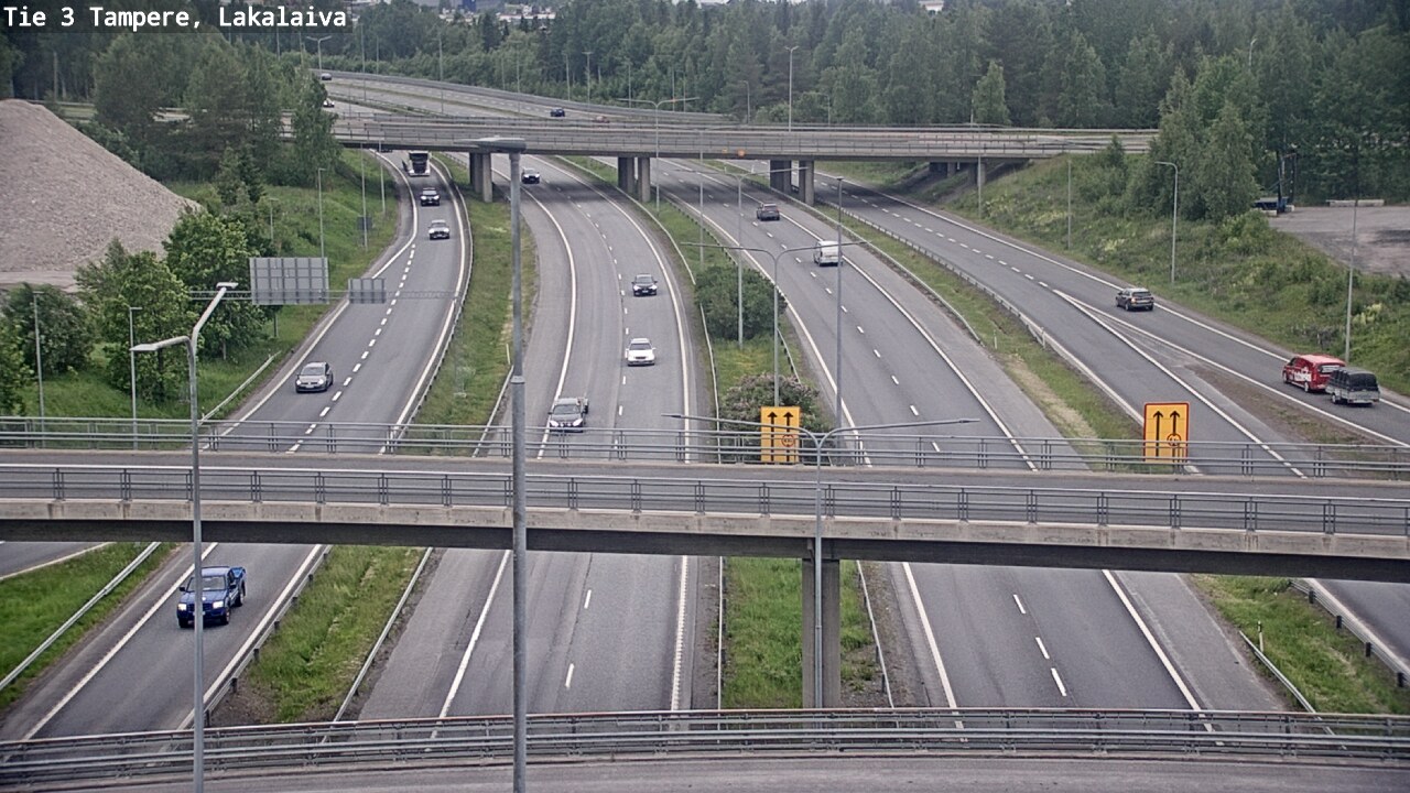Weather Camera Image Väg 3 Tammerfors, Lakalaiva, Tampere, Pirkanmaa