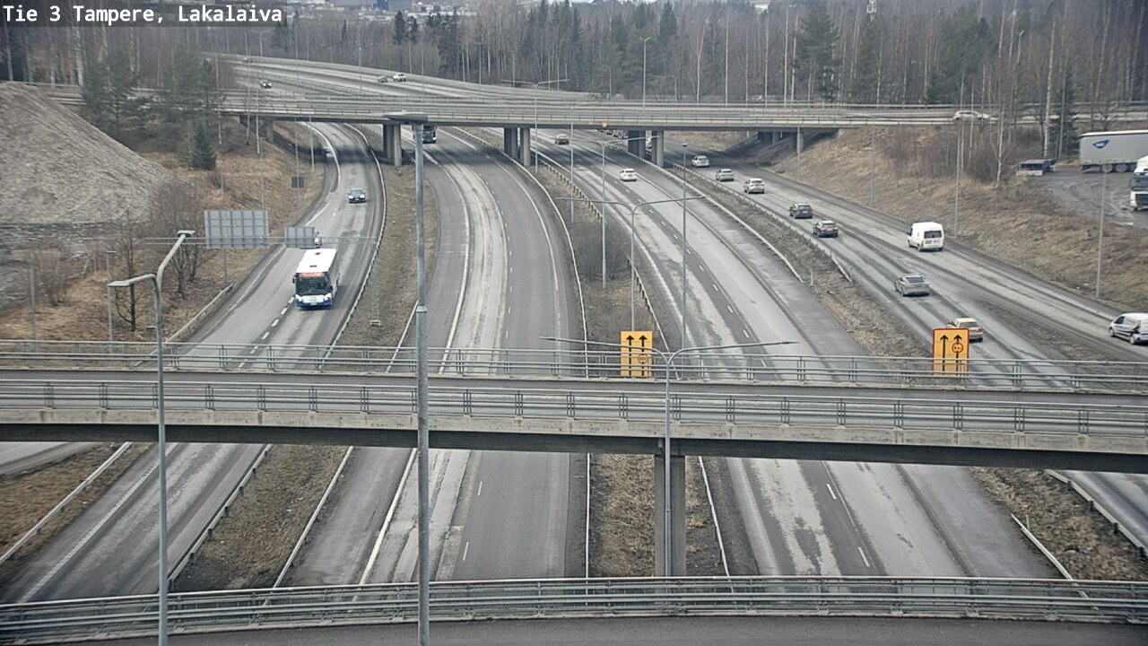 Weather Camera Image Väg 3 Tammerfors, Lakalaiva, Tampere, Pirkanmaa