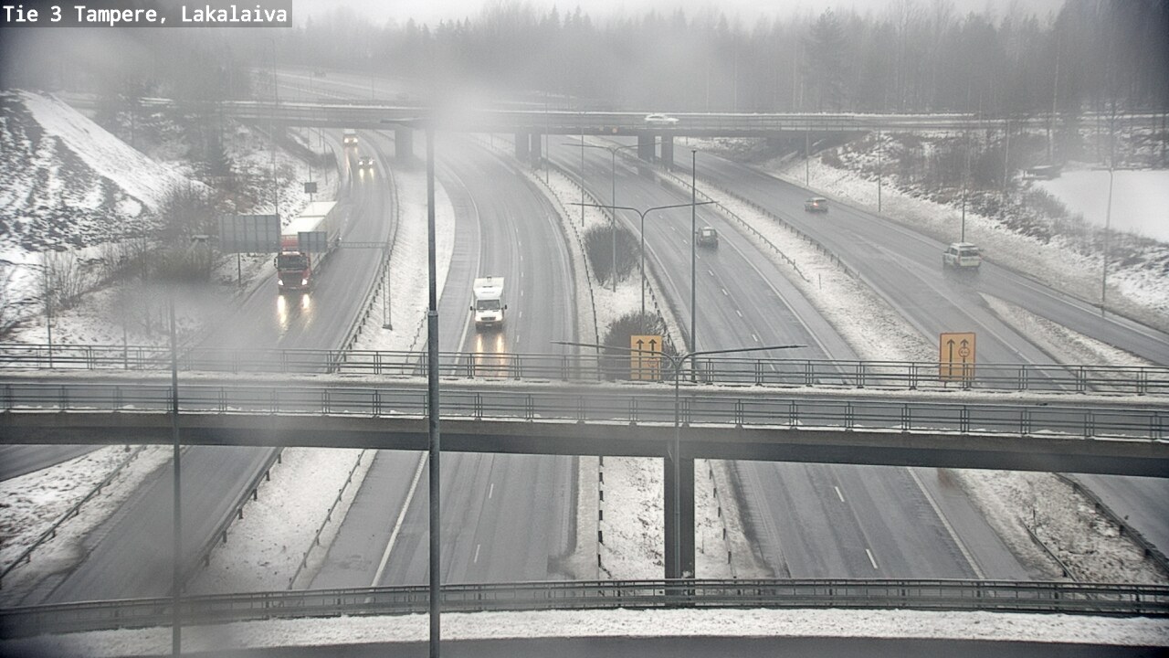 Weather Camera Image Väg 3 Tammerfors, Lakalaiva, Tampere, Pirkanmaa
