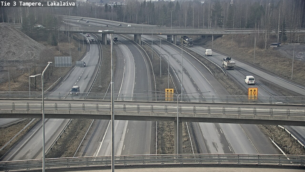 Weather Camera Image Väg 3 Tammerfors, Lakalaiva, Tampere, Pirkanmaa