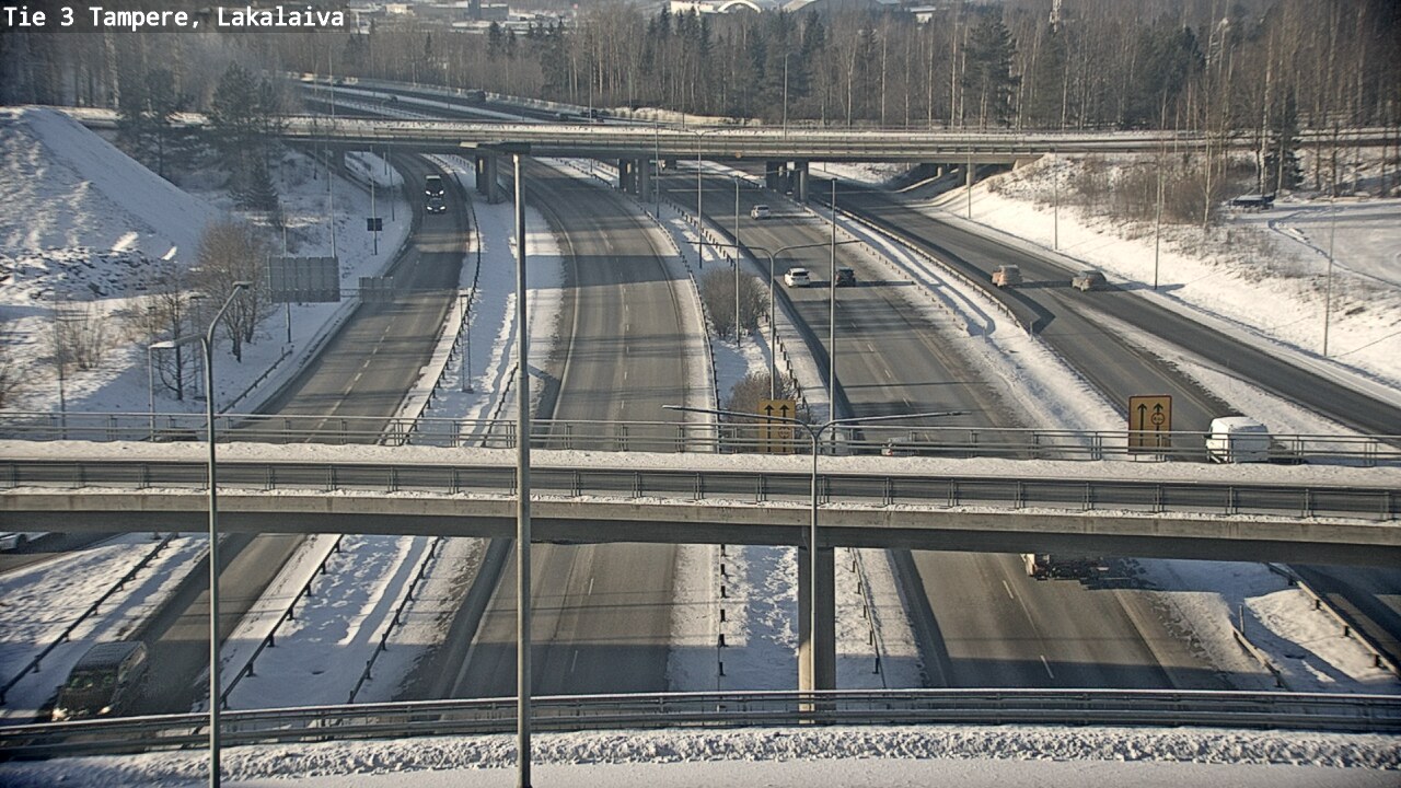 Weather Camera Image Road 3 Tampere, Lakalaiva, Tampere, Pirkanmaa