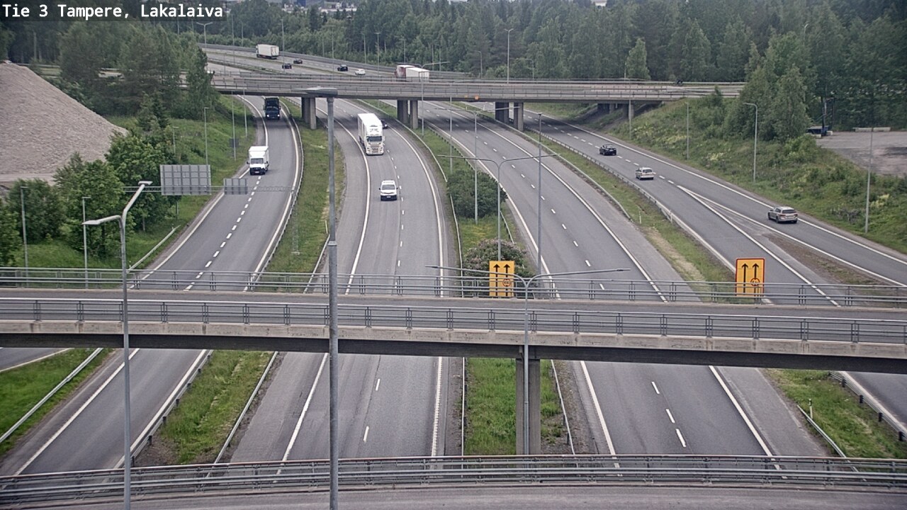 Weather Camera Image Väg 3 Tammerfors, Lakalaiva, Tampere, Pirkanmaa