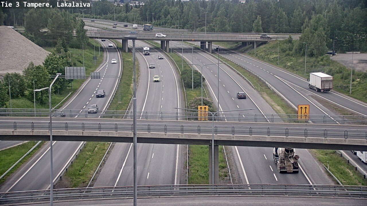 Weather Camera Image Väg 3 Tammerfors, Lakalaiva, Tampere, Pirkanmaa
