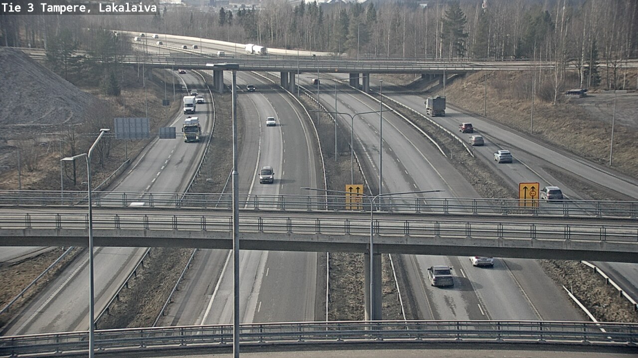 Weather Camera Image Väg 3 Tammerfors, Lakalaiva, Tampere, Pirkanmaa