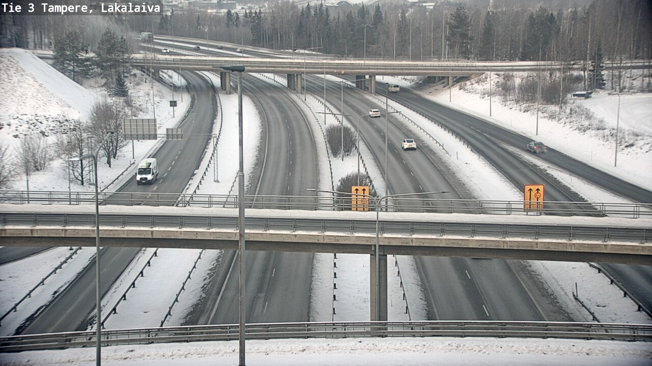 Weather Camera Image Väg 3 Tammerfors, Lakalaiva, Tampere, Pirkanmaa