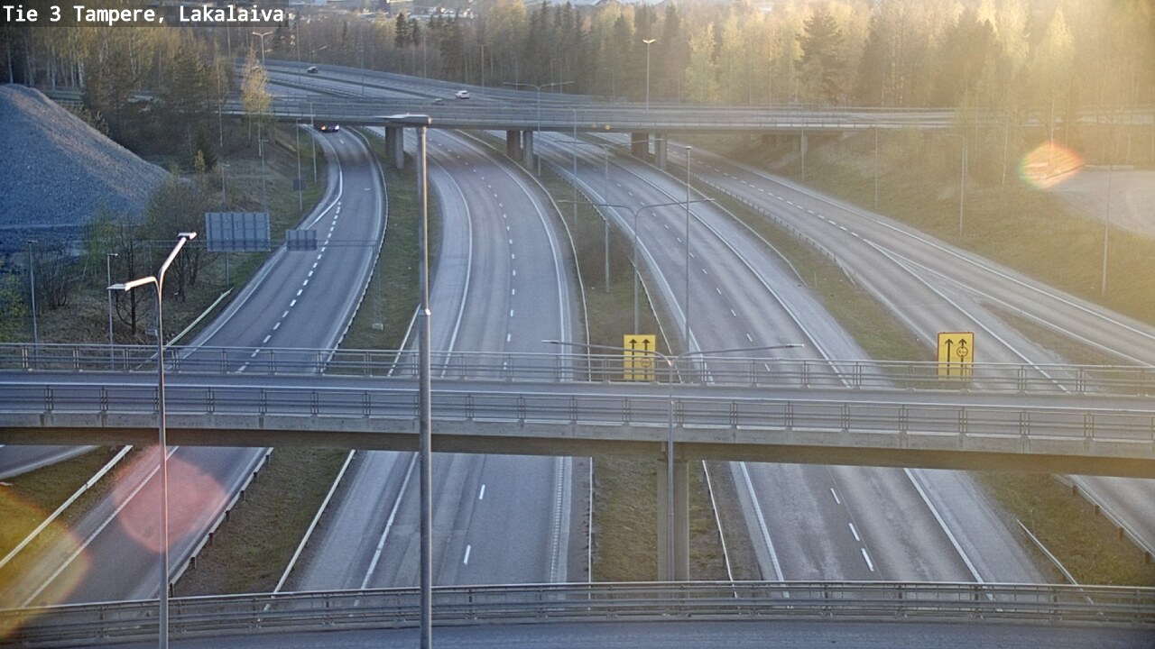 Weather Camera Image Väg 3 Tammerfors, Lakalaiva, Tampere, Pirkanmaa