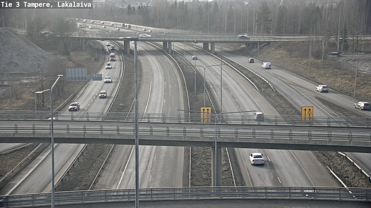 Weather Camera Image Väg 3 Tammerfors, Lakalaiva, Tampere, Pirkanmaa