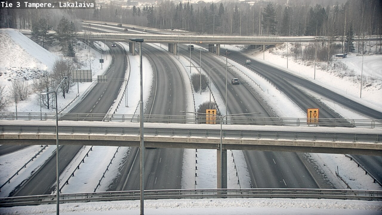 Weather Camera Image Väg 3 Tammerfors, Lakalaiva, Tampere, Pirkanmaa