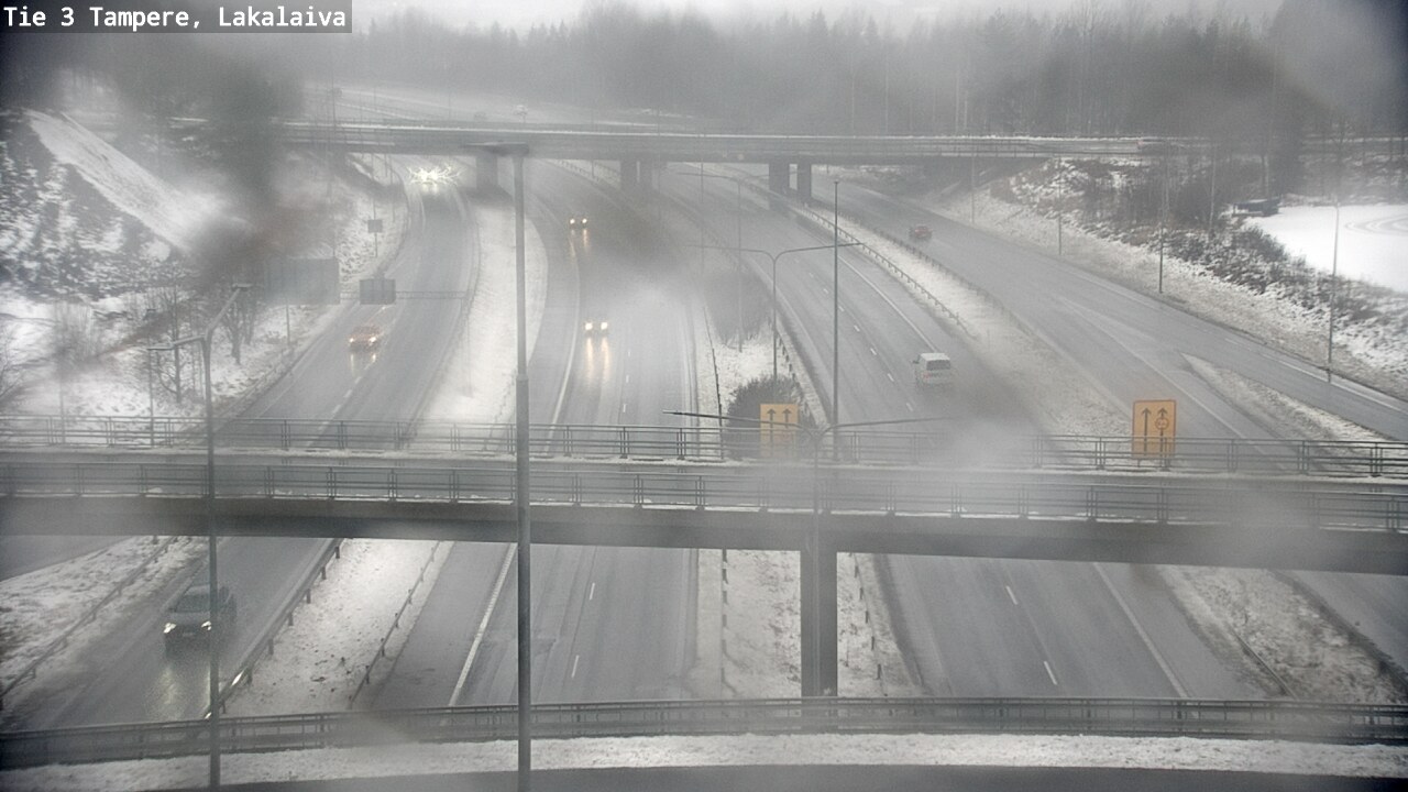 Weather Camera Image Väg 3 Tammerfors, Lakalaiva, Tampere, Pirkanmaa